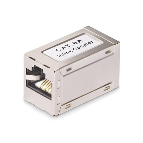 Shielded RJ45 Coupler Cat6a Coupler F/F Shielded RJ45 Coupler Cat6a Coupler F/F